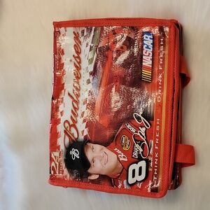 Dale Jr. Nascar 2005 Budweiser 24 Pack Plastic Lined Collapsible Cooler 12x10